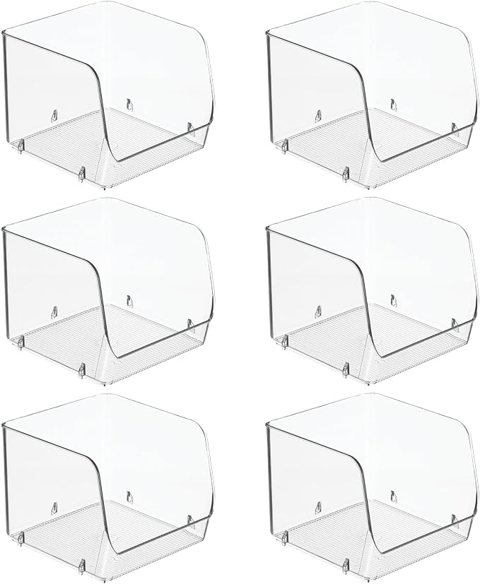 iDesign Stackable Open-Front Storage Bins - Image 9