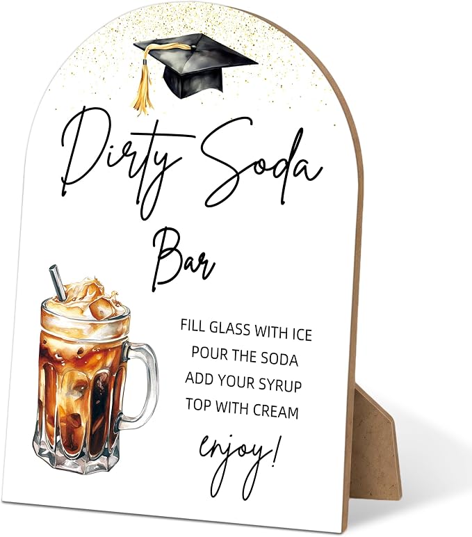 Graduation Dirty Sode Bar Sign by Muruseni