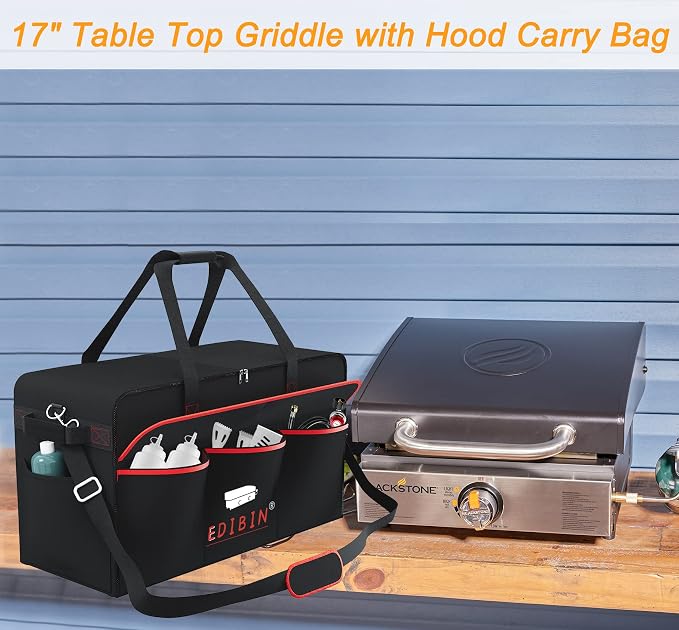 17 Inch Griddle Carry Bag for Blackstone 1814 17 inch Tabletop Griddle - Image 3