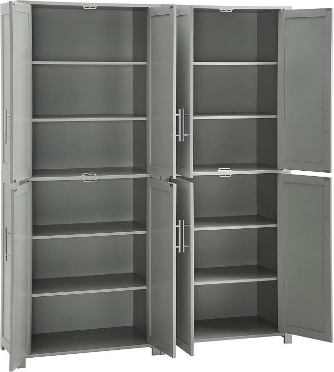 Crosley Furniture Savannah 2-Piece Pantry Storage Cabinet Set - Image 5