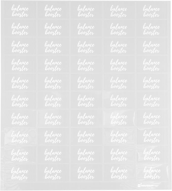 Restaurantware-1.9 x 1 Inch Balance Booster Juice Bottle Labels, 100 by Restaurantware