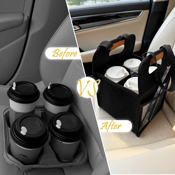 Foldable 4 Cup Drink Carrier - Image 5