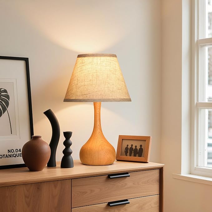 Touch Table Lamp for Bedroom Set of 2, 3-Way Dimmable Bedside Lamp for - Image 4