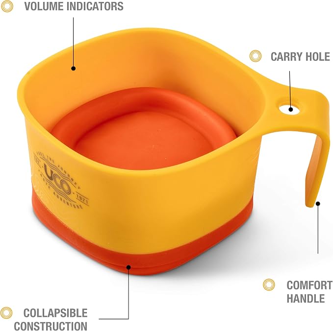 UCO Collapsible Camp Cup for Camping, Backpacking, and Hiking, 12 Ounces - Image 4