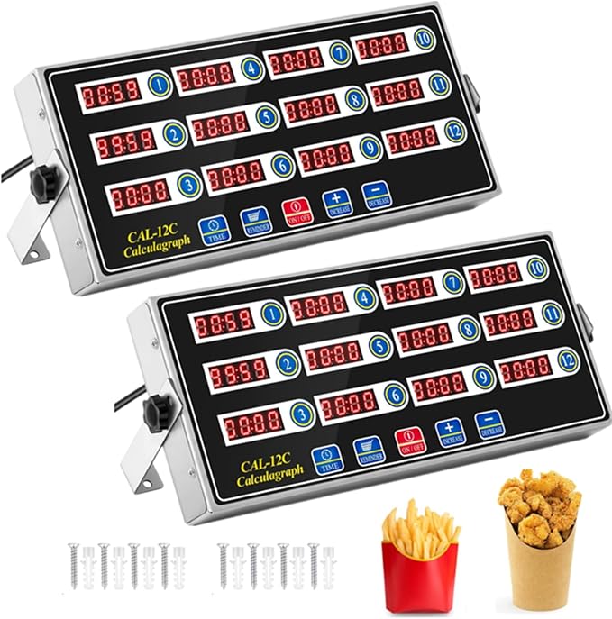 Relaxweex 2 Pack Digital Kitchen Timer, Commercial Cooking Timer by Relaxweex