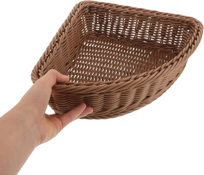 LIOOBO 2 Pcs Triangular Storage Baskets, Wedge Corner Cabinet Organizer - Image 6