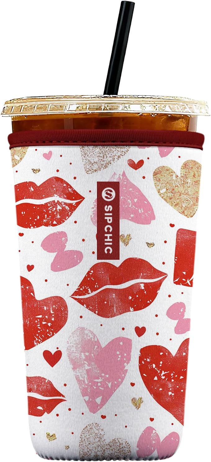 Iced Coffee Sleeve – Neoprene Reusable Cup Sleeves by Unknown