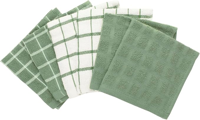 Ritz Premium Terry Check Kitchen Dish Cloths - Image 2