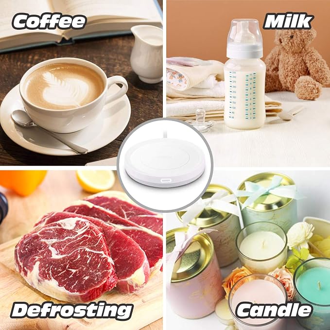 Smart Coffee Warmer, Auto On/Off Gravity-induction Mug Warmer - Image 4