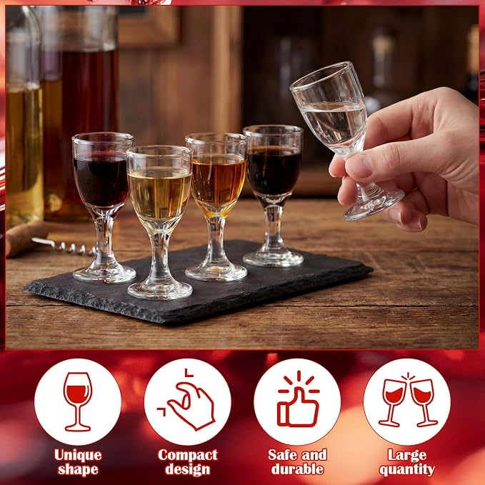 24 Pack 0.5oz/15ml Mini Shot Glass Set - Image 4