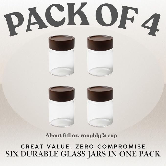 Wide Mouth Glass Storage Jars - Image 4