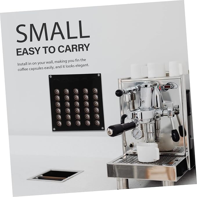 MAGICLULU Wall-mounted Acrylic Coffee Capsules Holder Transparent Coffee - Image 7