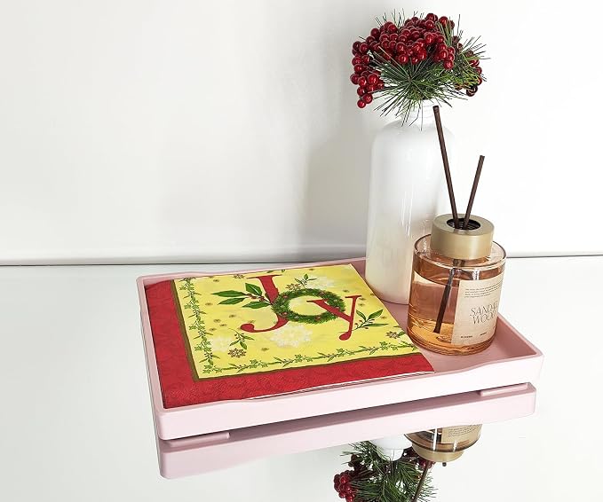 Pink Small Serving Tray, Countertop Organizer | - Image 9