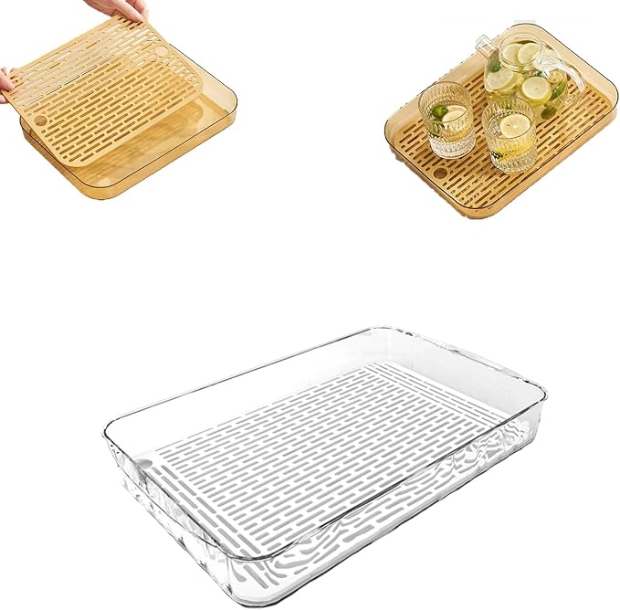 Plastic Drain Tray Bottle Cup Dish Drying Rack by Unknown