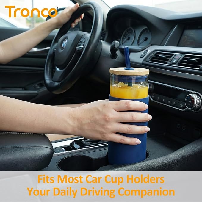 Tronco 24 oz Glass Tumbler - Image 6