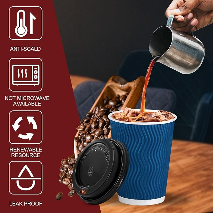 Lamosi Disposable Coffee Cups - Image 3
