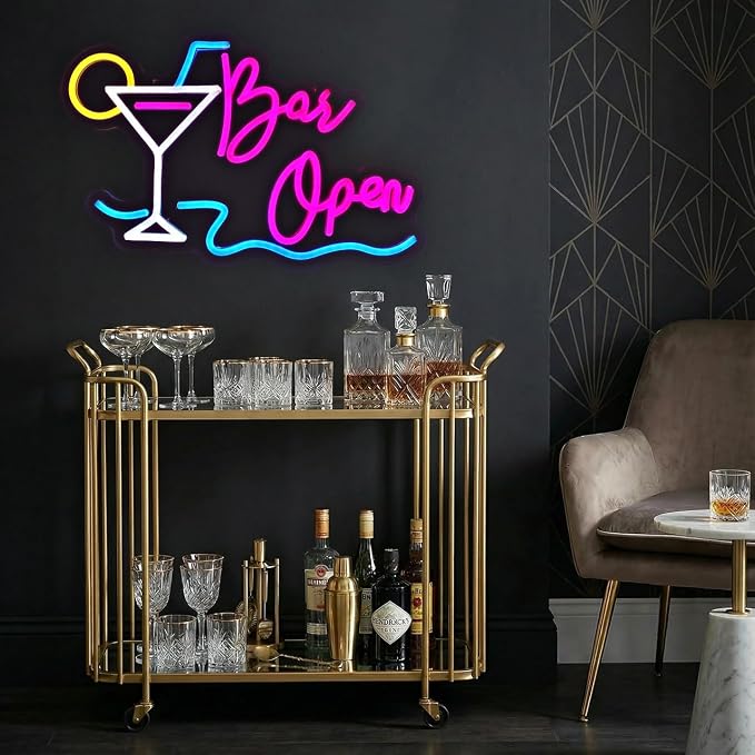 Bar Open Neon Sign Open Beer Led Wall Light - Image 4