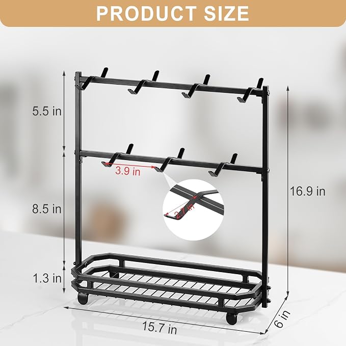 Coffee Mug Holder for Countertop, Coffee Cup Holder Rack - Image 2