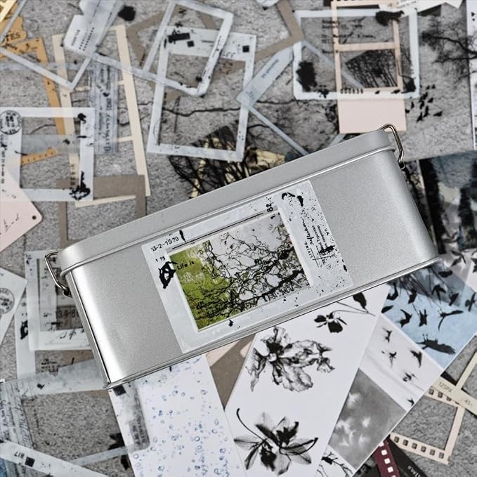 Diuhofart Vintage Scrapbook Supplies Kit, Scrap Booking Materials, Quote - Image 7