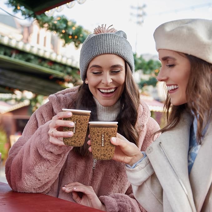 Reusable Insulated Neoprene Iced Coffee Sleeves - Image 6