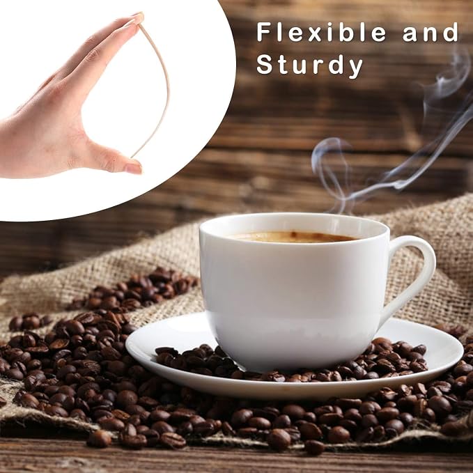 Wooden Coffee Stirrers Individually Wrapped 5.5" Coffee Stir Sticks 100 Pcs - Image 5