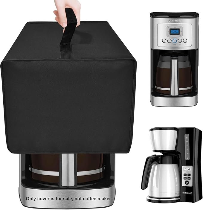 Coffee Machine Dust Cover for Cuisinart Coffee Maker 14-Cup by NUENSS-ROR