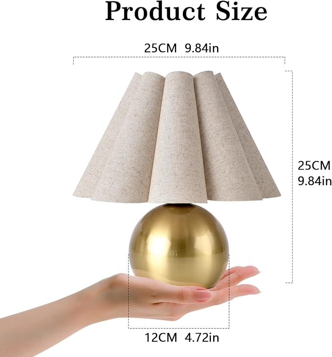 Gold Small Touch Control Table Lamp - Image 3