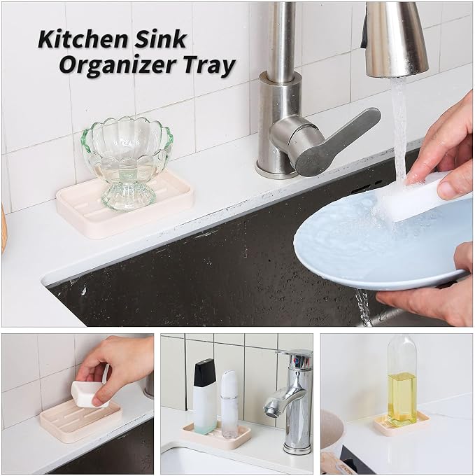 MicoYang Silicone Kitchen Sink Organizer Tray - Image 4