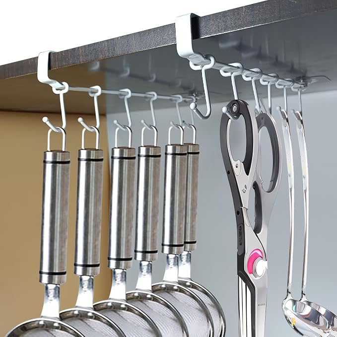 Adjustable Under Cabinet Coffee Mug Holder - Image 2