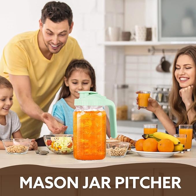 Mihlapi Breast Milk Pitcher, 32 OZ Mason Jar Pitcher - Image 6