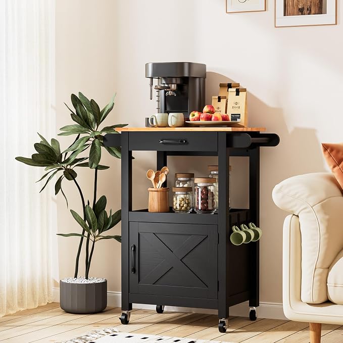 VINGLI Rolling Kitchen Cart by VINGLI