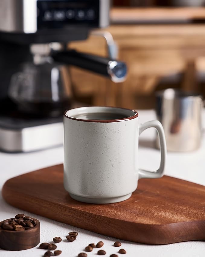 famiware Coffee Mugs Set of 6, Nebula 14oz Coffee Mugs, Ceramic Cup Set - Image 2