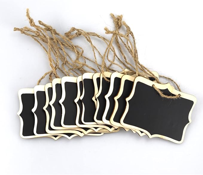12 Pcs Mini Chalkboard Signs - Image 4