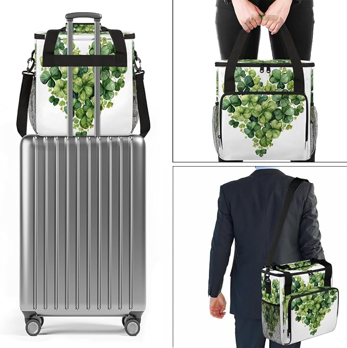 St. Patrick's Day Coffee Maker Travel Bag, Portable Storage Tote Bag - Image 7