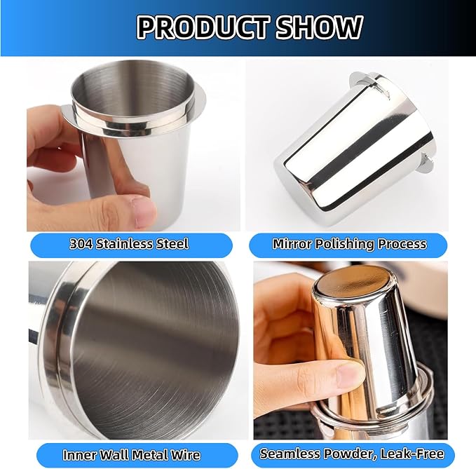 Coffee Dosing Cup 58mm Coffee Powder Cup Coffee Machine Accessories Espresso - Image 3