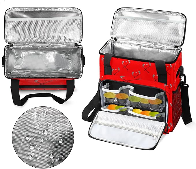 Golf Coffee Maker Travel Bag, Golf Large Carrying Storage Case Insulated - Image 3