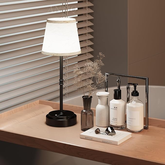 Cordless Table Lamp Rechargeable Black - Image 7