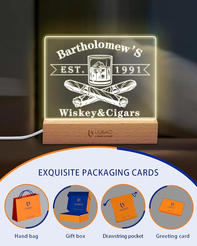 Personalized Cigars Smoking Room Signs - Image 4