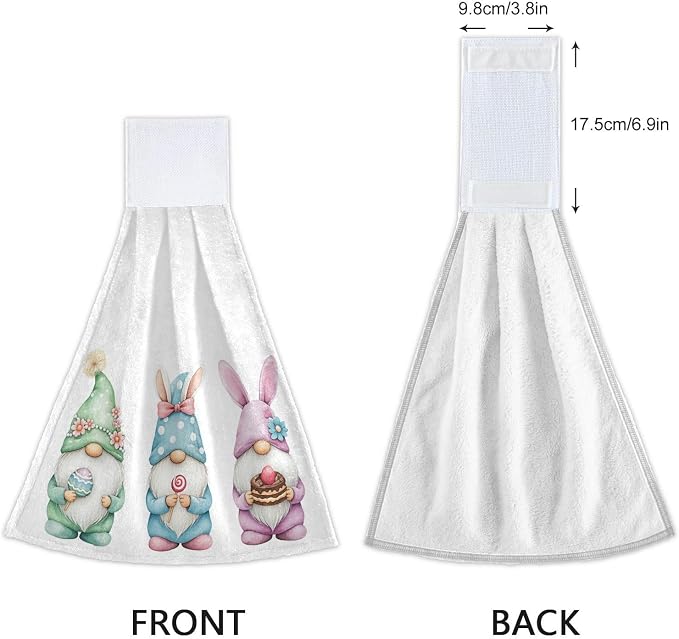 Dussdil Easter Gnomes Eggs Bunny Kitchen Hanging Towels Bathroom Hand Bath - Image 4