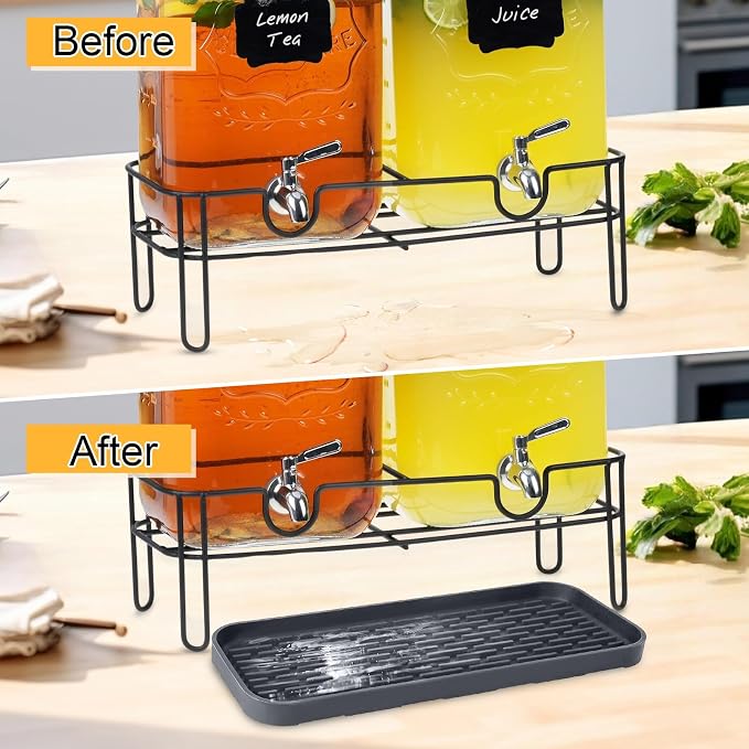 Drip Tray for Drink Dispenser, Silicone Drip Pan for Drink Dispenser, Beverage - Image 5