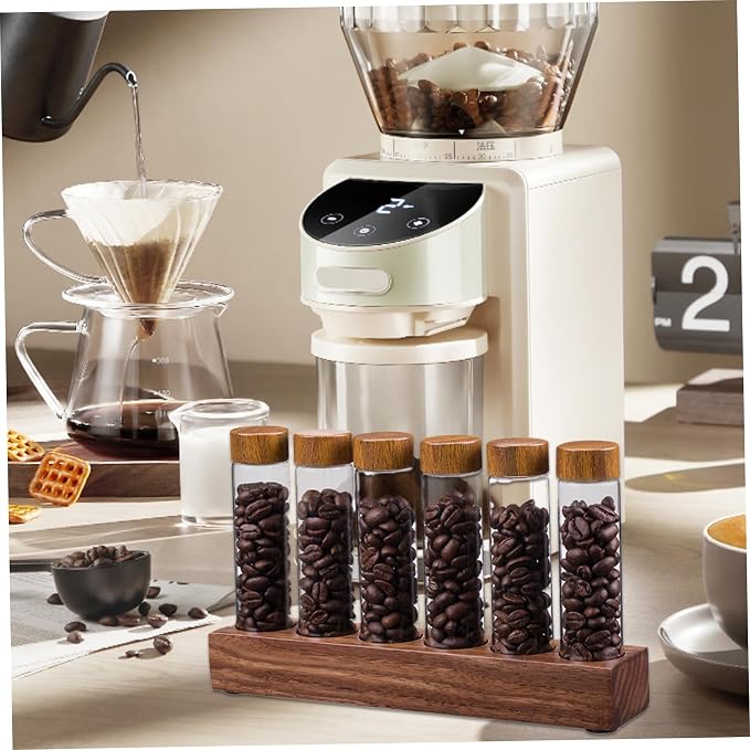 Coffee Bean Tubes Coffee Bean Cellars 6Pcs Single Dose Storage Tubes - Image 4