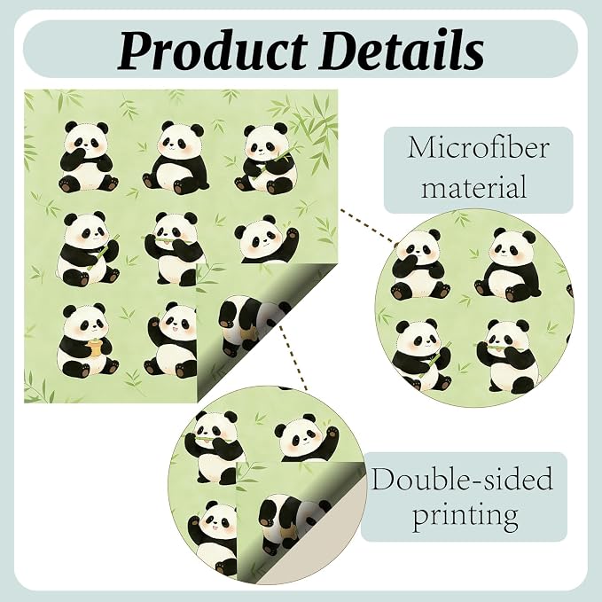 CREATCABIN 6Pcs Glasses Cleaning Cloth Microfiber Cleaning Cloths Suede Fiber - Image 3