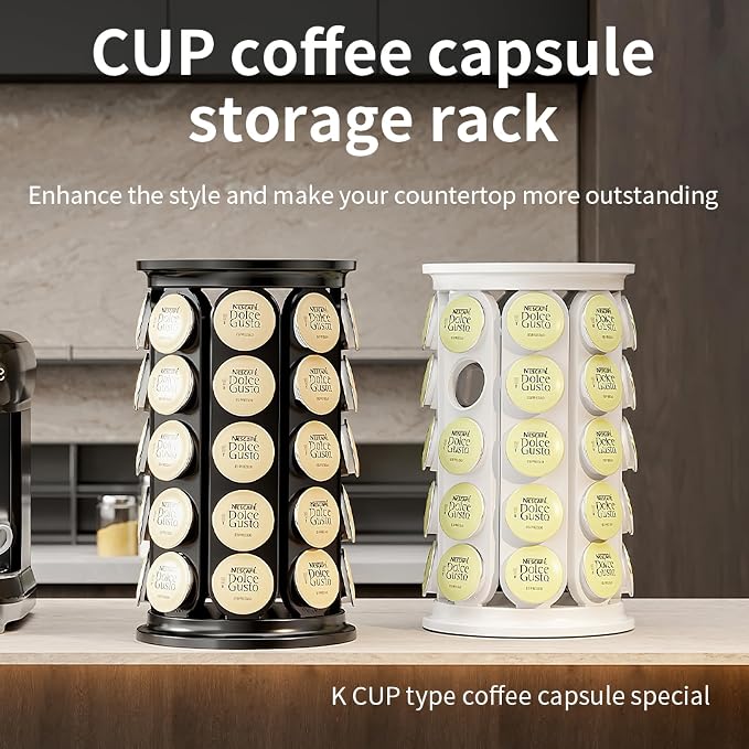 SAVORI Coffee Pod Storage Carousel Holder Organizer Compatible - Image 3