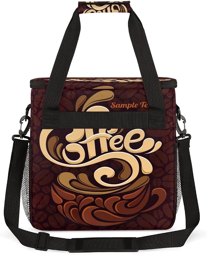 Funny Coffee Coffee Maker Carring Bag Coffee Cafe Travel Carrying Storage Tote - Image 5