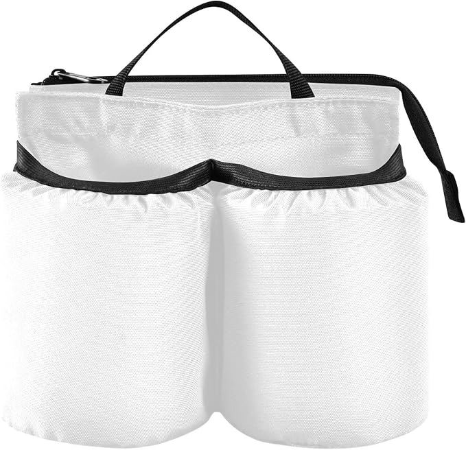 DOMIKING White Travel Luggage Cup Holder - Image 6