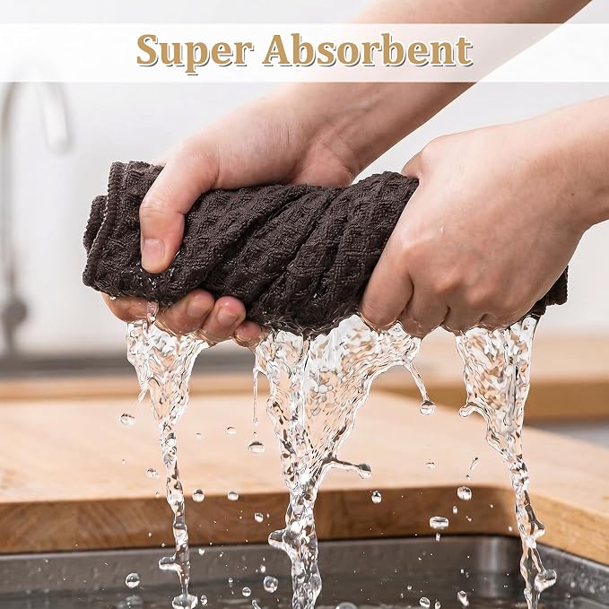 4 Pcs Barista Microfiber Cloths, Waffle Weave Microfiber Towel, Professional - Image 7
