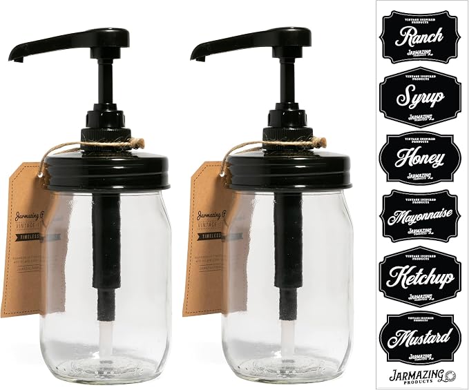 Jarmazing Products Mason Jar Syrup Dispenser - Image 3