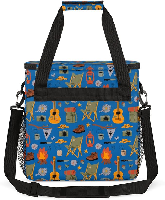 Camping Coffee Maker Travel Bag, Camping Large Carrying Storage Case Insulated - Image 5