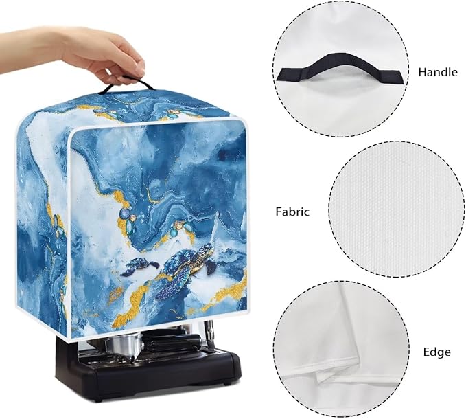 Marble Turtle Coffee Maker Dust Cover Universal Coffee Machine Covers - Image 5