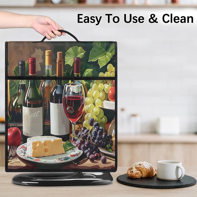 Wine Kitchen Aid Mixer Cover Compatible Stand Mixer Dust Cover | Grape Kitchen - Image 6